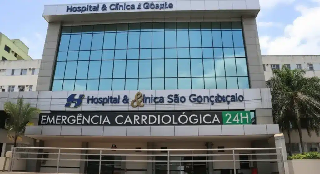 frente do hospital são gonçalo