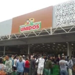 supermercados unidos frente de loja
