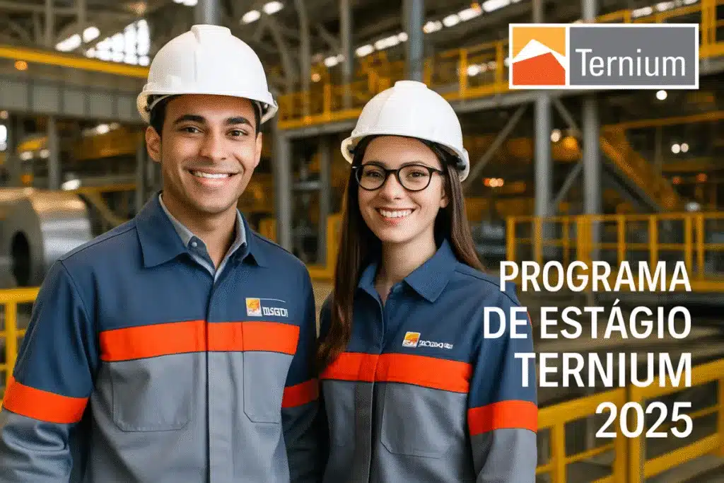 Programa de Estágio Ternium 2025 abre inscrições para estudantes no Rio de Janeiro 1 Programa de Estágio Ternium 2025 abre inscrições para estudantes no Rio de Janeiro
