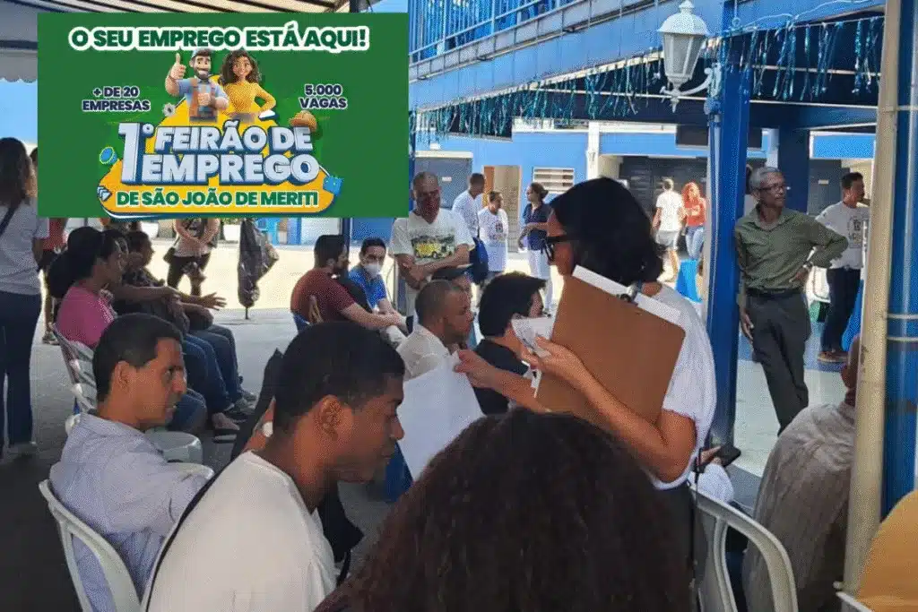 É Amanhã! Feirão de Empregabilidade em São João de Meriti tem vagas varejo com a Elliu RH no dia 05/11