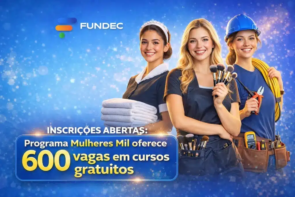 Inscrições Abertas: Programa Mulheres Mil oferece 600 vagas em cursos gratuitos na Baixada Fluminense