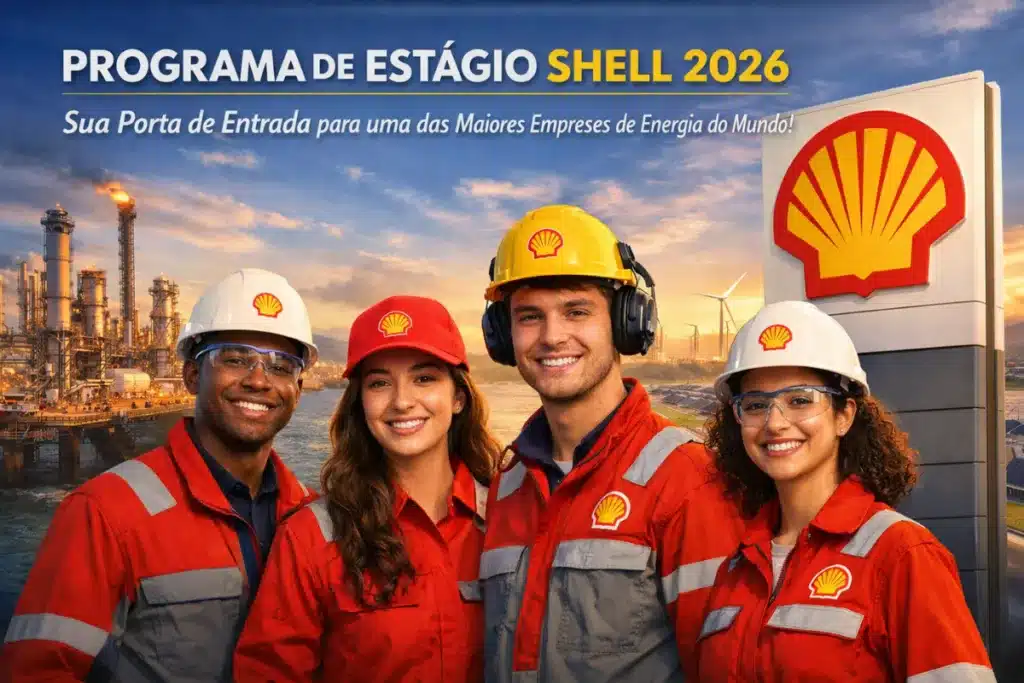 PROGRAMA DE ESTÁGIO SHELL 2026: Sua Porta de Entrada para uma das Maiores Empresas de Energia do Mundo!