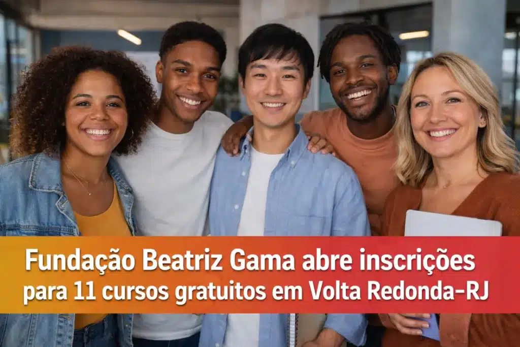 Fundação Beatriz Gama abre inscrições para 11 cursos gratuitos em Volta Redonda RJ
