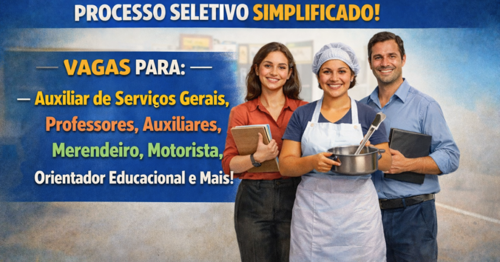 PREFEITURA DE RIO BONITO ABRE PROCESSO SELETIVO COM MAIS DE 200 VAGAS NA EDUCAÇÃO!