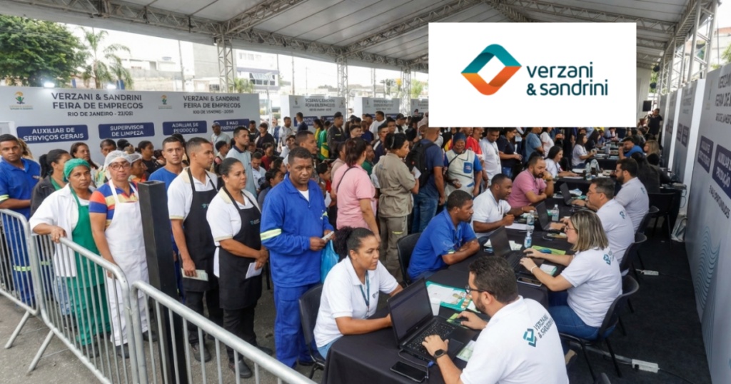 VERZANI & SANDRINI REALIZA NOVO MUTIRÃO DE EMPREGOS NO RIO DIA 23/03! Oportunidades para Auxiliar de Serviços Gerais, Auxiliar de Produção, Vigilante, Porteiro e Mais!