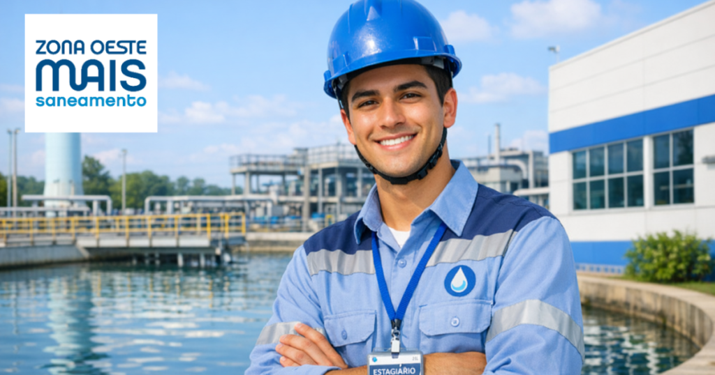 Programa de estágio Zona Oeste Mais Saneamento tem inscrições até 24/04!
